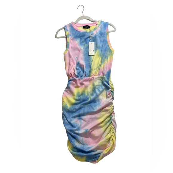 NWT Vici Tie Die Dress ~ Sz Small - Picture 1 of 6